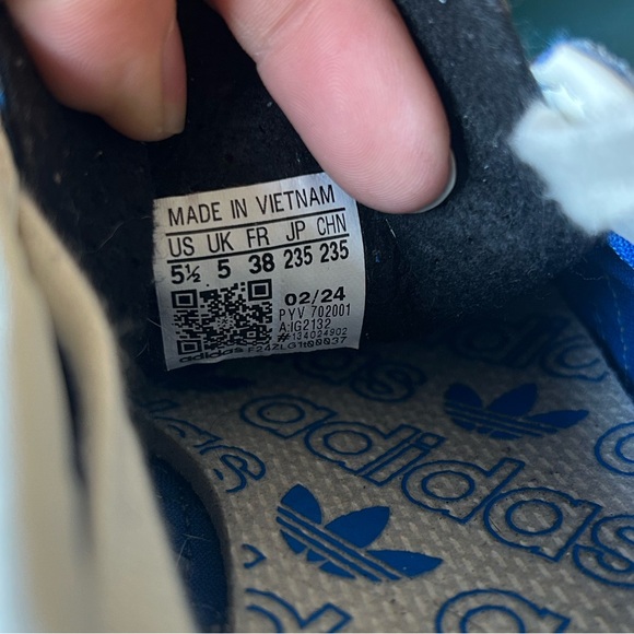 Adidas Blue Suede SL 72 Sneakers - Picture 7 of 10